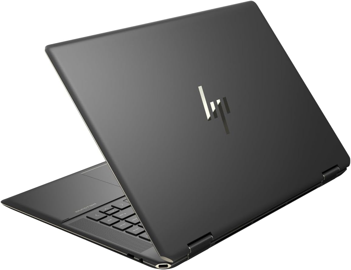 HP Spectre x360 2-in-1 Convertible Laptop | Intel Core Ultra 7 155H with Integrated AI | 16 Inch WQXGA IPS Touchscreen | 16GB RAM | 1TB SSD | Intel Arc Graphics | Win11 | QWERTZ Copilot Key